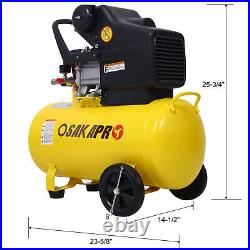 4.5HP Portable 13 Gallons Air Compressor Tank Ultra Quiet Horizontal Tank Wheel