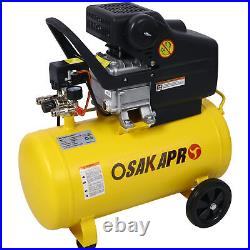 4.5HP Portable 13 Gallons Air Compressor Tank Ultra Quiet Horizontal Tank Wheel