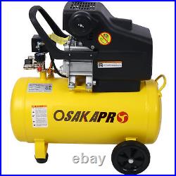 4.5HP Portable 13 Gallons Air Compressor Tank Ultra Quiet Horizontal Tank Wheel