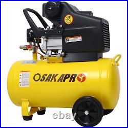 4.5HP Portable 13 Gallons Air Compressor Tank Ultra Quiet Horizontal Tank Wheel