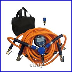 4-Way Tire Inflation & Deflation System with Digital Pressure Gauge