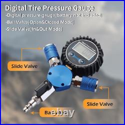 4-Way Tire Inflation & Deflation System with Digital Pressure Gauge