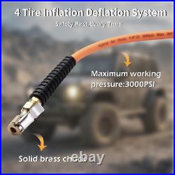 4-Way Tire Inflation & Deflation System with Digital Pressure Gauge