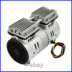 550W Oilless Air Pump Compressor Vacuum Pump Head Small Air Mute 125L/min 4.5CFM