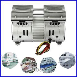 550W Oilless Air Pump Compressor Vacuum Pump Head Small Air Mute 125L/min 4.5CFM