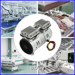 550W Oilless Air Pump Compressor Vacuum Pump Head Small Air Mute 125L/min 4.5CFM