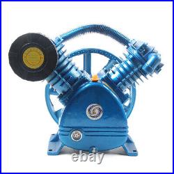 5HP V Style 2-Cylinder Air Compressor Pump Motor Head Double Stage 175PSI