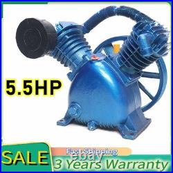 5.5HP 175PSI Replacement Air Compressor Pump Double Stage V Style Low Noise New