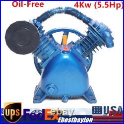 5.5HP 175PSI Replacement Air Compressor Pump Double Stage V Style Low Noise New
