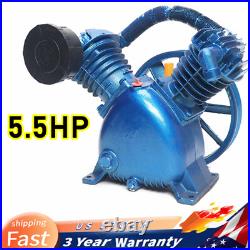 5.5HP 175PSI Replacement Air Compressor Pump Double Stage V Style Low Noise New