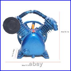 5.5HP 175PSI V Type Twin Cylinder Air Compressor Pump Motor Head Double Stage