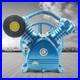 5.5HP 2-Cylinder Air Compressor Pump Head, 800RPM Blue Air Compressor Pump Head