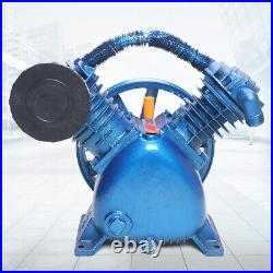 5.5HP 4KW 2Cylinder Air Compressor Pump Motor Double Head 2 Stage V Style 175psi
