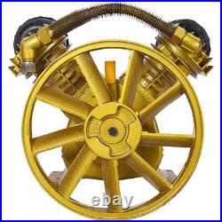 5.5HP Air Compressor Head Pump Dual-Cylinder 21CFM 115PSI Cast Iron Replacehead