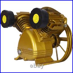 5.5HP Air Compressor Head Pump Dual-Cylinder 21CFM 115PSI Cast Iron Replacehead