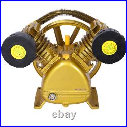 5.5HP Air Compressor Head Pump Dual-Cylinder 21CFM 115PSI Cast Iron Replacehead