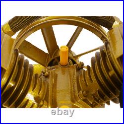 5.5HP Air Compressor Head Pump Dual-Cylinder 21CFM 115PSI Cast Iron Replacehead