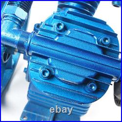 5.5 HP Twin Cylinder Piston Type Air Compressor Pump Motor Head Oil Lubricated