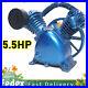 5.5hp 2-Cylinder V-Type 2-Stage Air Compressor Pump Motor Double Head 175PSI