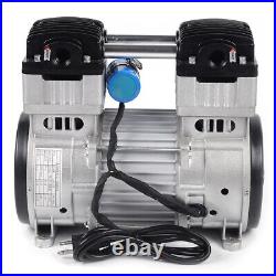 7CFM 200L/min Oilless Vacuum Pump Industrial Air Compressor Oil Free Piston Pump