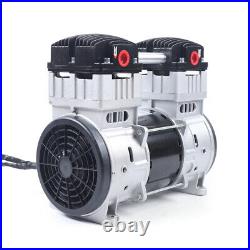 7CFM Oilless Vacuum Pump Industrial Air Compressor Oil Free Piston Pump 1100W US
