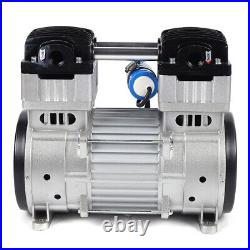 7CFM Silent Air Pump Compressor Head Small Air Mute Oilless Vacuum Pump 1100W US