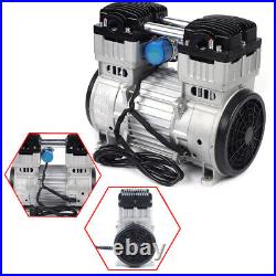 7CFM Silent Air Pump Compressor Head Small Air Mute Oilless Vacuum Pump 1100W US