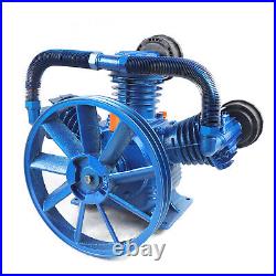 7.5KW 3 Cylinder Blue Air Compressor Pump Motor Head W Style 10HP 175psi
