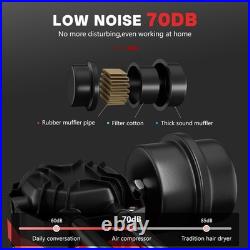 8/10/14 Gallon Ultra Quiet 115 PSI Pressure Oil-Free Air Compressor Tank 70dB