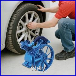 8-11CFM 5.5HP Air Compressor Pump Motor Head Double Stage V-Style 2-Cylinder