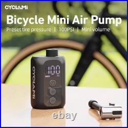 A5S MINI Electric Air Pump Portable Tire Inflator 100 PSI With Screen