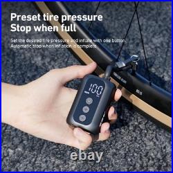 A5S MINI Electric Air Pump Portable Tire Inflator 100 PSI With Screen