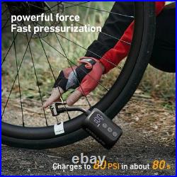 A5S MINI Electric Air Pump Portable Tire Inflator 100 PSI With Screen