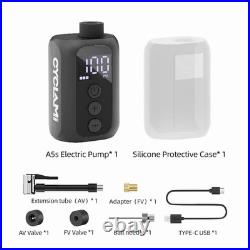 A5S MINI Electric Air Pump Portable Tire Inflator 100 PSI With Screen