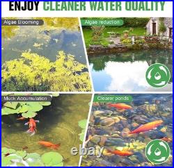 AC 110V Pond Aerator Lake Pond Aeration System with 3/4HP Pump 10Diffuser 3 Acres