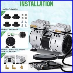 AC 110V Pond Aerator Lake Pond Aeration System with 3/4HP Pump 10Diffuser 3 Acres
