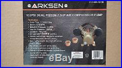 ARKSEN 7.5HP 155 PSI Dual Piston Air Compressor Pump