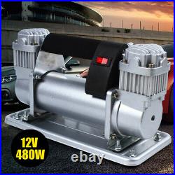 Air Compressor 12V 480W Heavy Duty Air Pump Tire Inflator 150-200PSI US SHIPPING