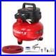 Air Compressor 6 Gallon 150 PSI Pancake Portable Oil-free Tank with 10 PCS Kit