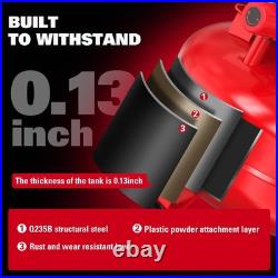 Air Compressor 6 Gallon 150 PSI Pancake Portable Oil-free Tank with 10 PCS Kit