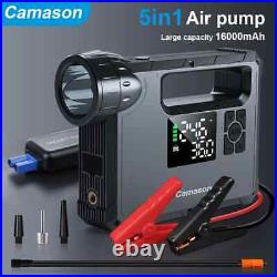 Air Compressor Car Bicycle Tire Pump Tire Mattress Balloon Inflator with Starter