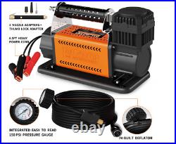 Air Compressor Kit, Portable Air Pump 12V 7.06CFM, Offroad Air Compressor for