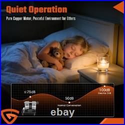 Air Compressor Motor 1500W 2HP 5.2CFM Max 145PSI Pressure Oil Free 1680RPM