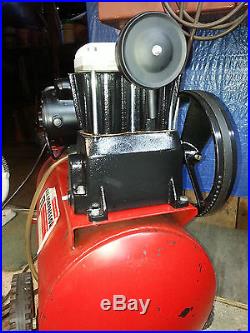 Air Compressor PUMP Sears Red Compressor 106.173842 Cast Iron USA Made 1-3HP