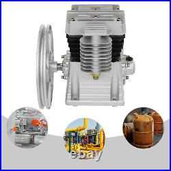 Air Compressor Pump 1.5KW Piston Twin Cylinder Air Compressor Head Pump 2HP