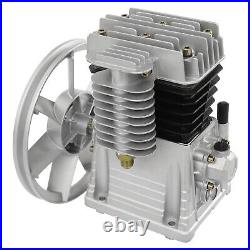 Air Compressor Pump 1.5KW Piston Twin Cylinder Air Compressor Head Pump 2HP