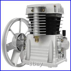 Air Compressor Pump 1.5KW Piston Twin Cylinder Air Compressor Head Pump 2HP