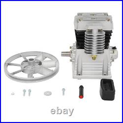 Air Compressor Pump 1.5KW Piston Twin Cylinder Air Compressor Head Pump 2HP
