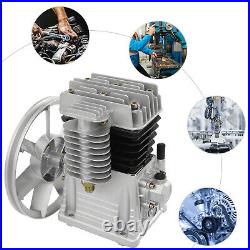Air Compressor Pump 1.5KW Piston Twin Cylinder Air Compressor Head Pump 2HP