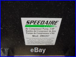 Air Compressor Pump, 1 Stage, 3 HP